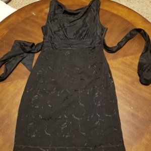 M.S.S.P Black Lace Cocktail Dress, SZ XS